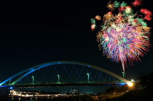 あつぎ鮎まつり大花火大会の穴場