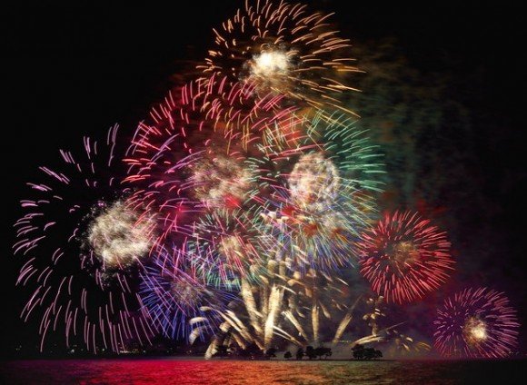 松江水郷祭湖上花火大会の穴場