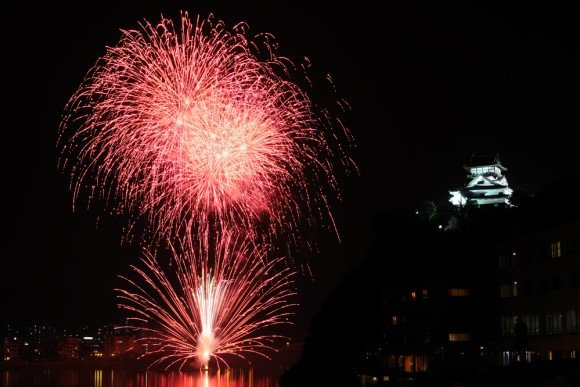 日本ライン夏まつりロングラン花火の穴場