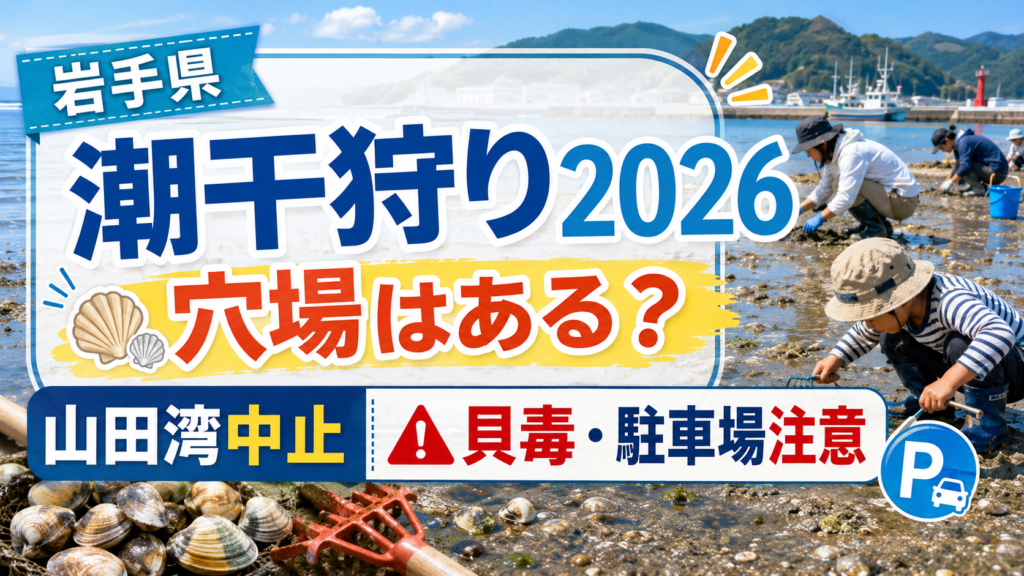 岩手県潮干狩り2026