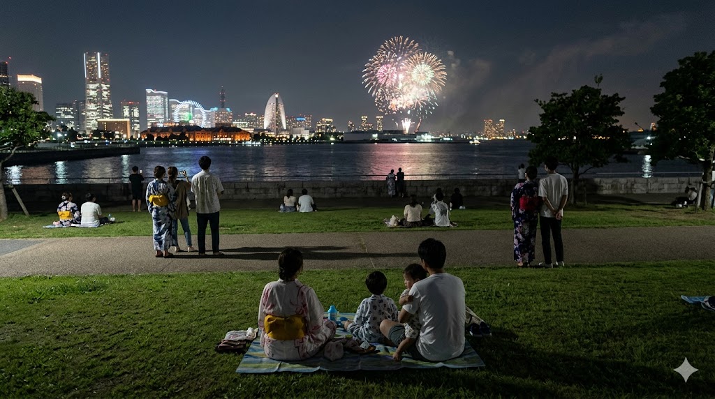 横浜開港祭花火2026 穴場