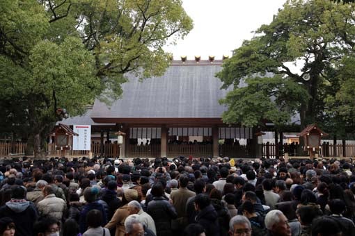 熱田神宮初詣の混雑