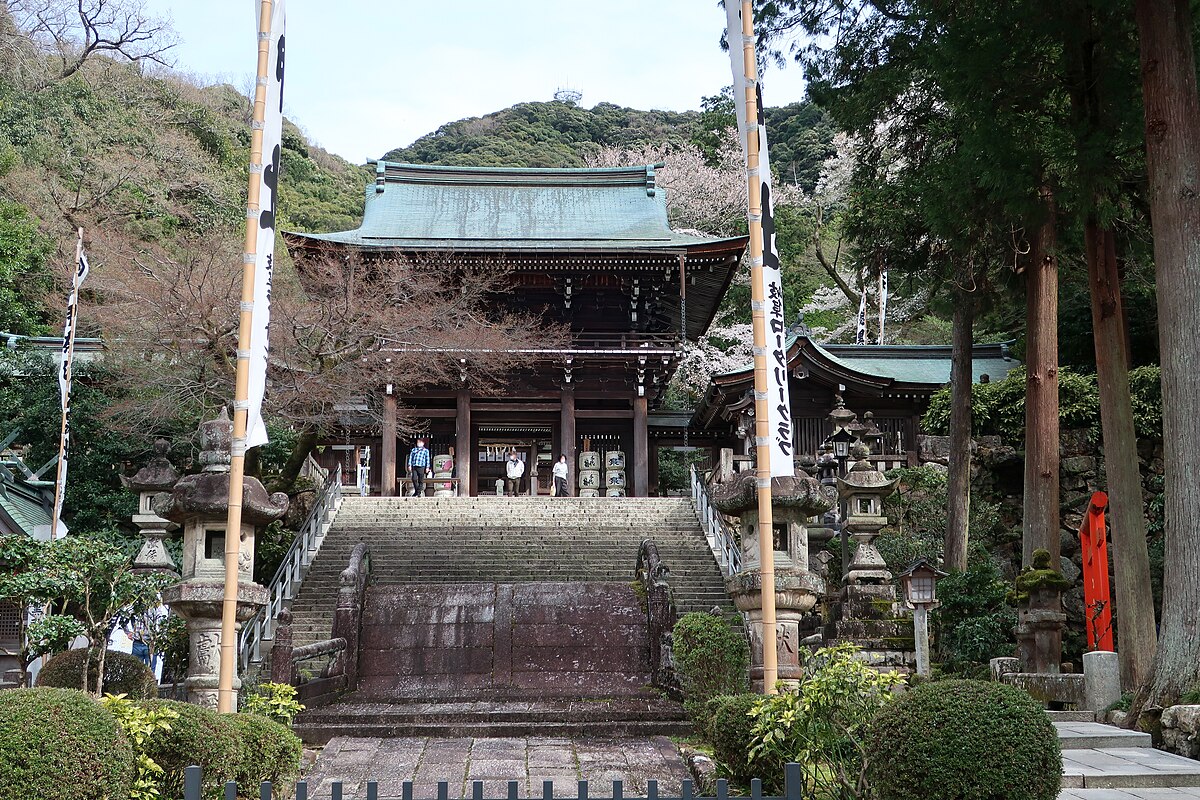 伊奈波神社初詣の混雑