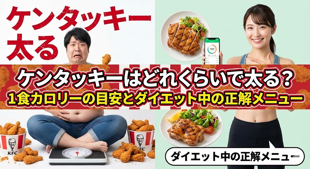 ケンタッキーはどれくらいで太る