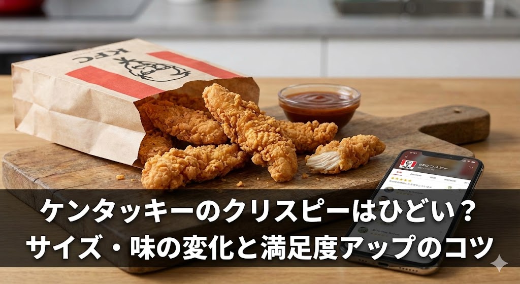 ケンタッキーのクリスピーはひどい