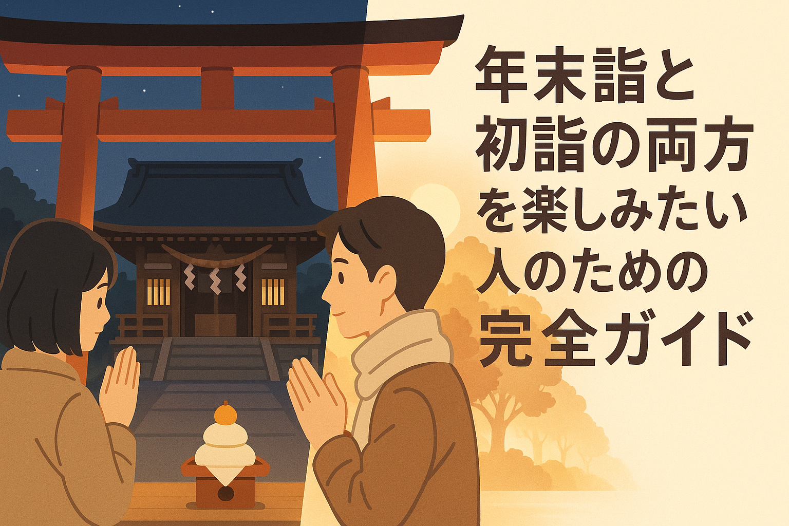 年末詣と初詣の両方