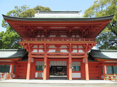 武蔵一宮氷川神社初詣の混雑