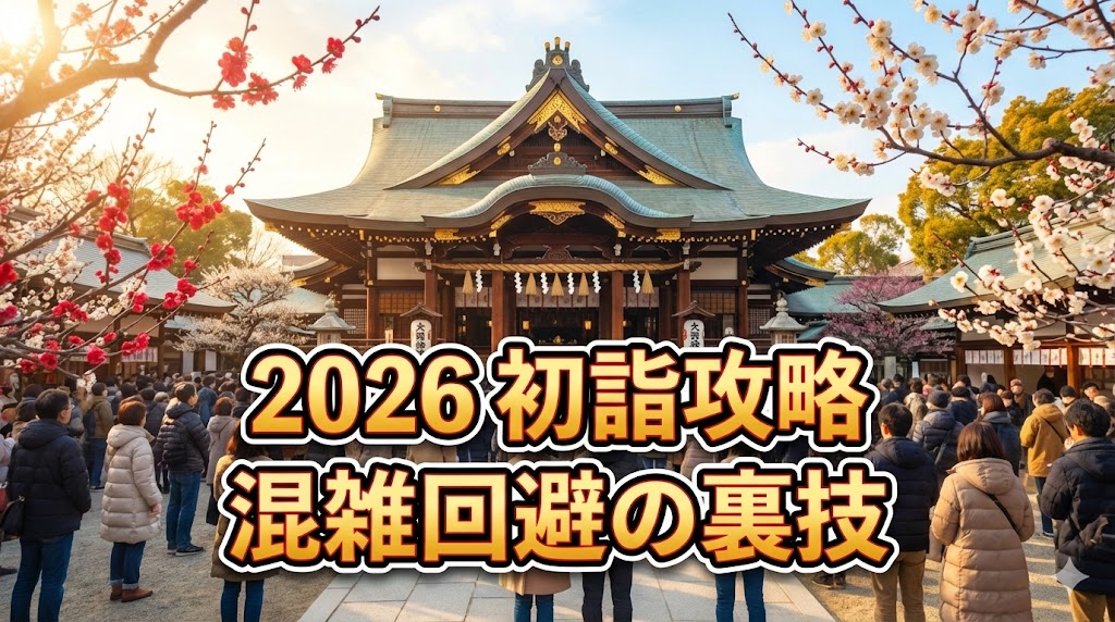 大阪天満宮初詣混雑