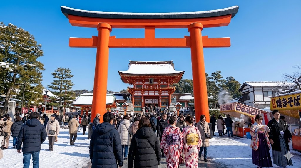 鶴岡八幡宮初詣の混雑