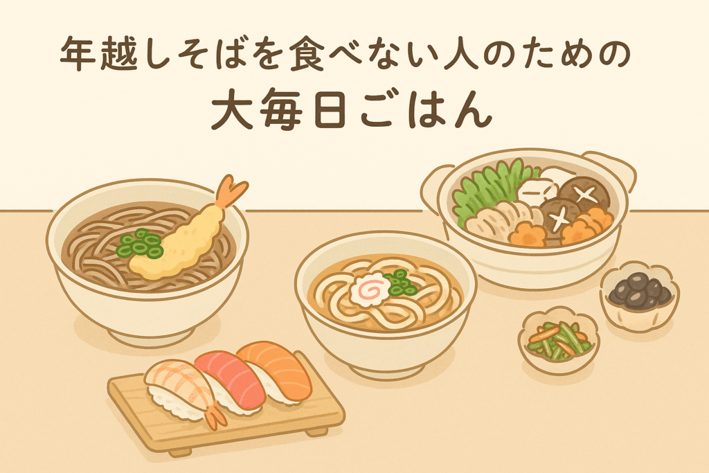 年越しそばを食べない人