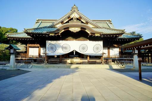 靖国神社初詣の混雑