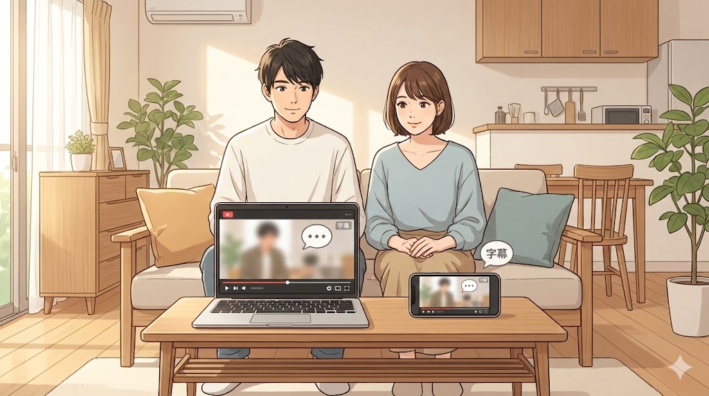 アマプラの字幕の出し方