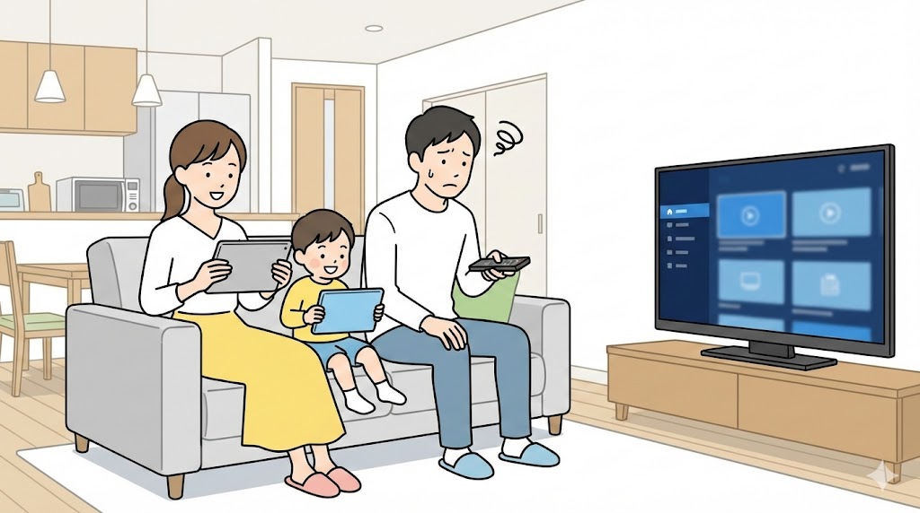 Amazonプライムビデオが家族で見られない