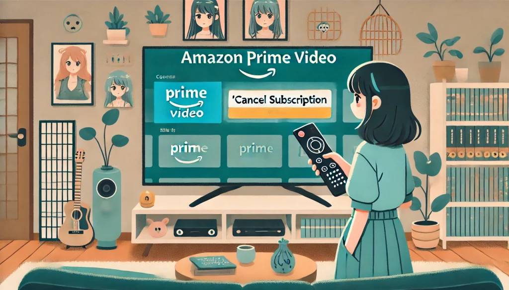 Amazonアニメタイムズの解約 テレビでの手順