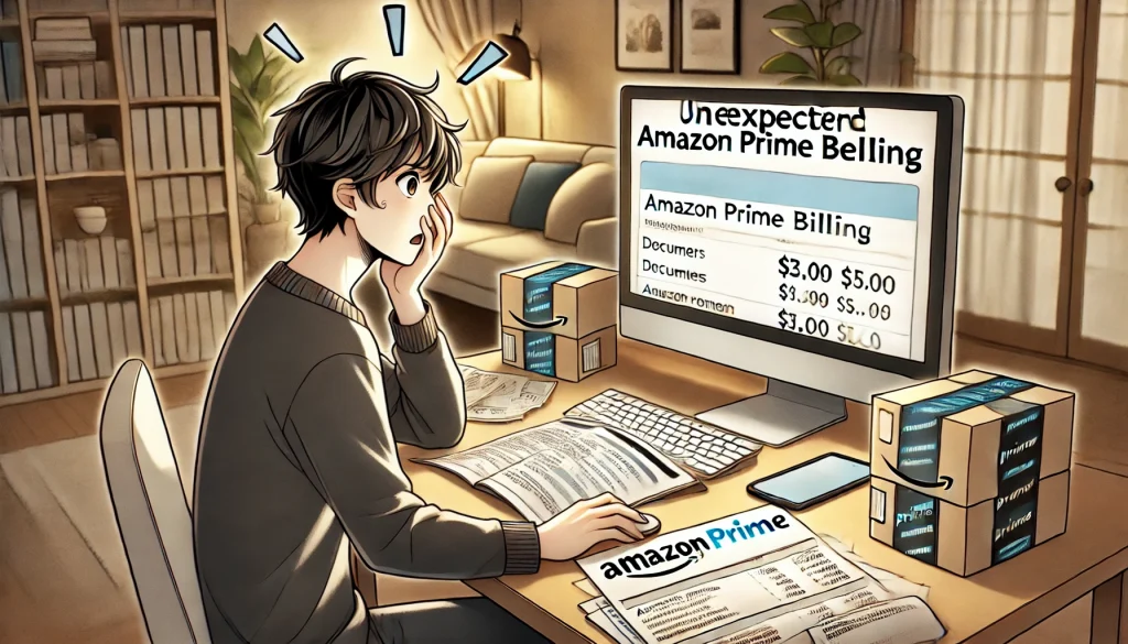 Amazonプライム会員じゃないのに請求が来た場合の解決策