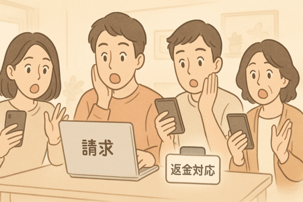 実際に請求された人の体験から学ぶ注意点