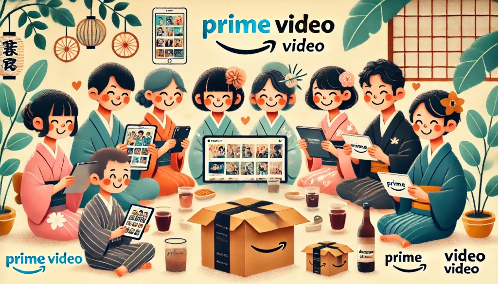 Amazonプライムビデオを友達と共有するには？