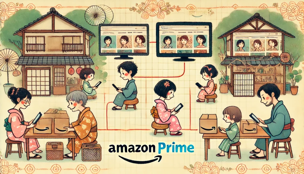 Amazonプライムは離れた家族とも利用できるのか