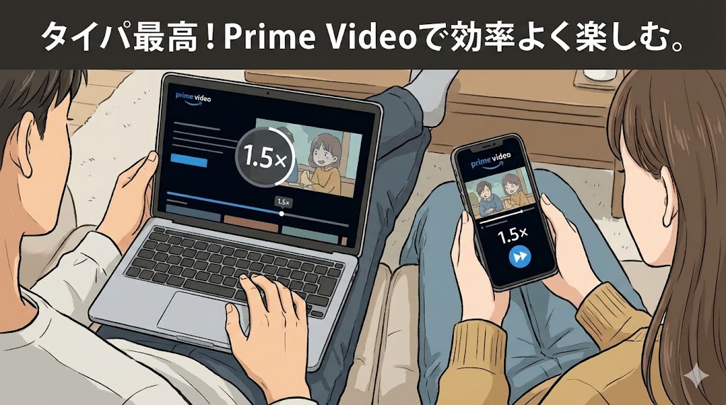 Amazonプライムビデオで倍速