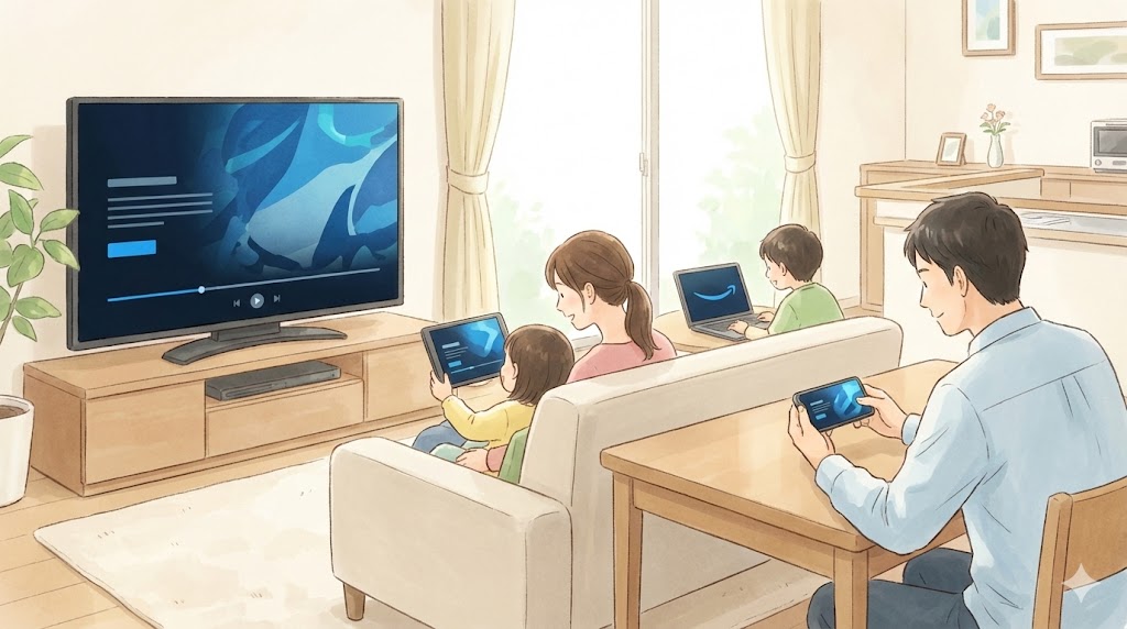 アマゾンプライムビデオは何台まで