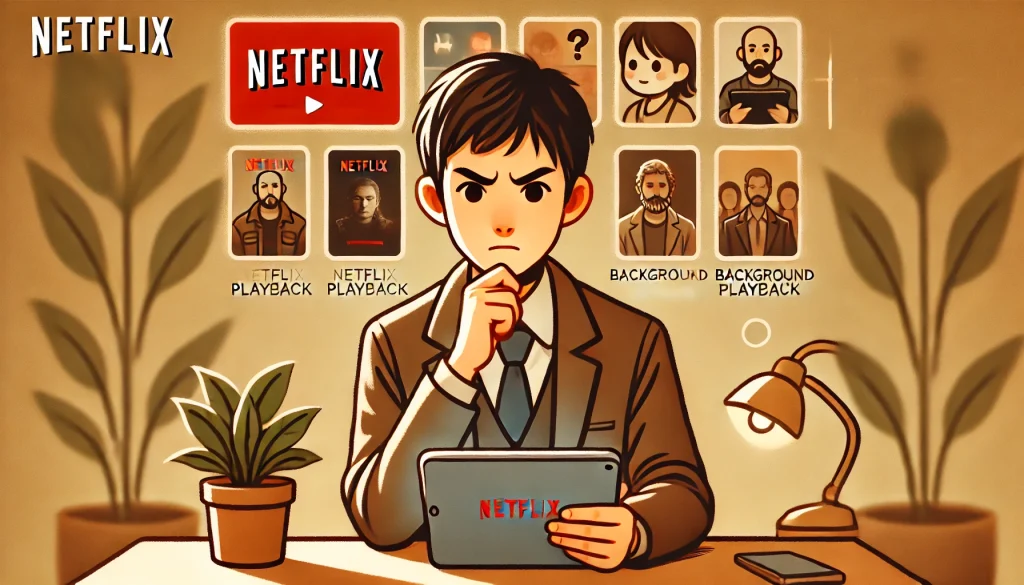 Netflix バックグラウンド再生の課題と解決策