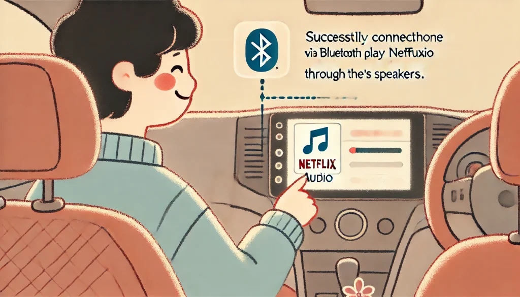 Bluetoothで音声を車のスピーカーに出力する方法