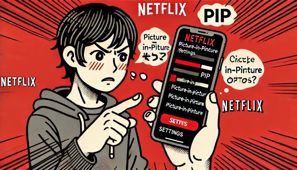 Netflixのピクチャインピクチャができなくなった時の設定確認