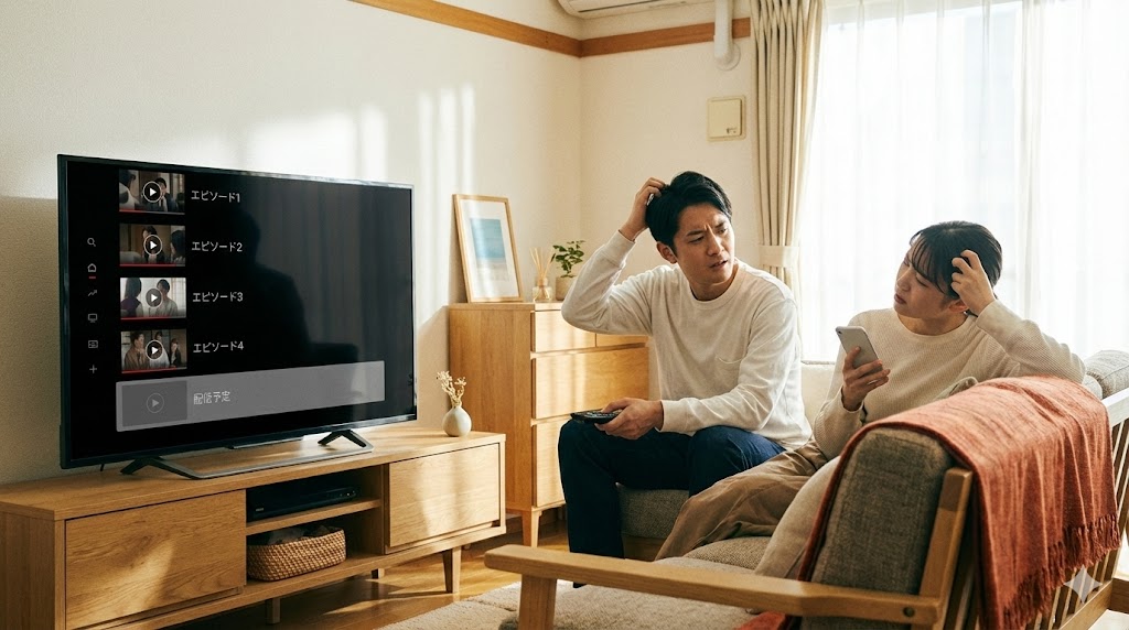 Netflixで最新話が更新