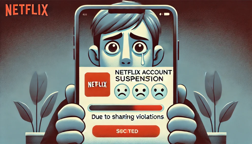 Netflixアカウント共有で見れなくなる？警告や制限の可能性