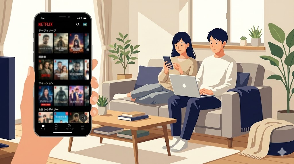 Netflixのバックグラウンド再生