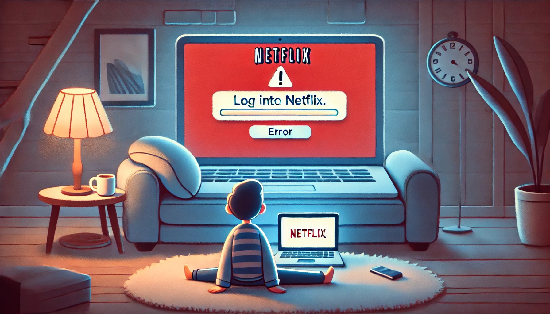 Netflixログインできない!?パスワード合ってるのに