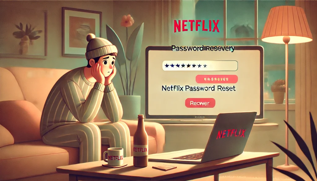 Netflixのパスワードを忘れた場合の対処法