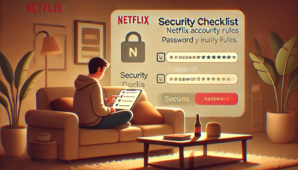 Netflixのパスワード設定で守るべきルール