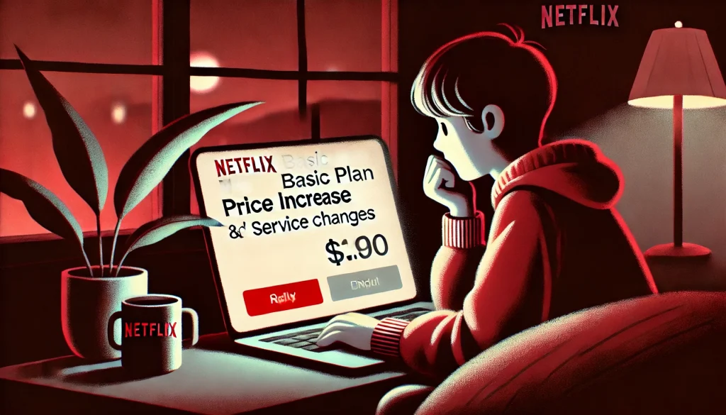 Netflixベーシックプランの値上げとサービス変更の影響