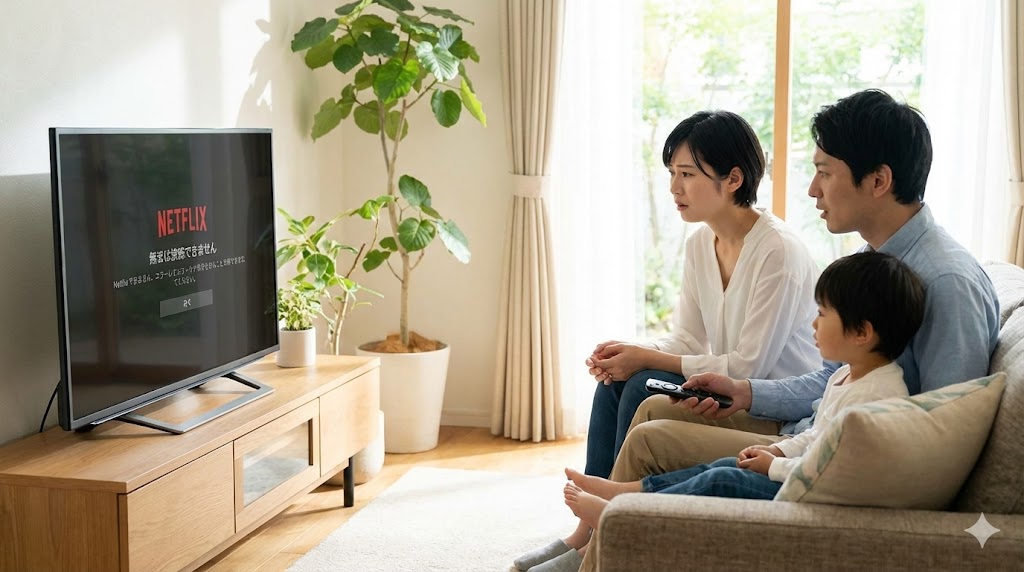 Netflixがファイヤースティックで見れない