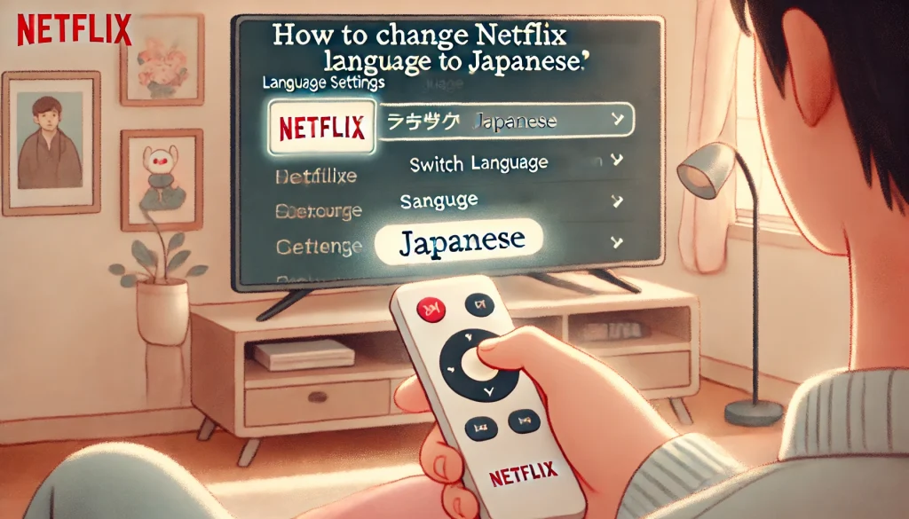 Netflixの言語設定を日本語に戻す方法と注意点