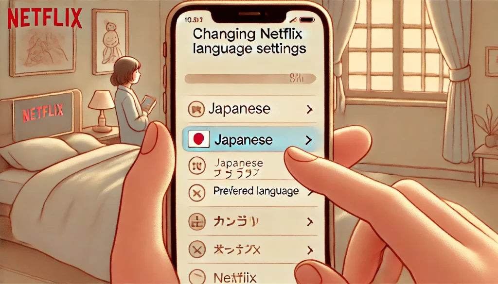 Netflix 日本語設定 iPhoneやスマホでの変更手順