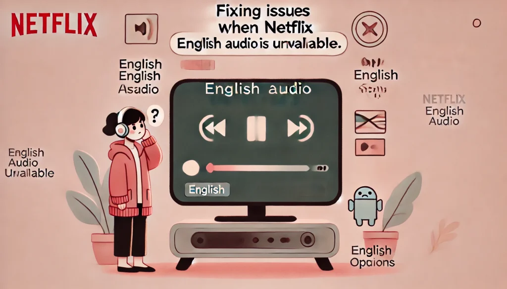 Netflix 英語音声が設定できない場合の対策