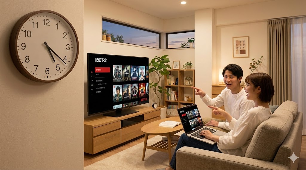 Netflixの配信時間