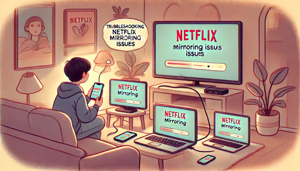 Netflixミラーリングが映らない時の具体的な解決手順