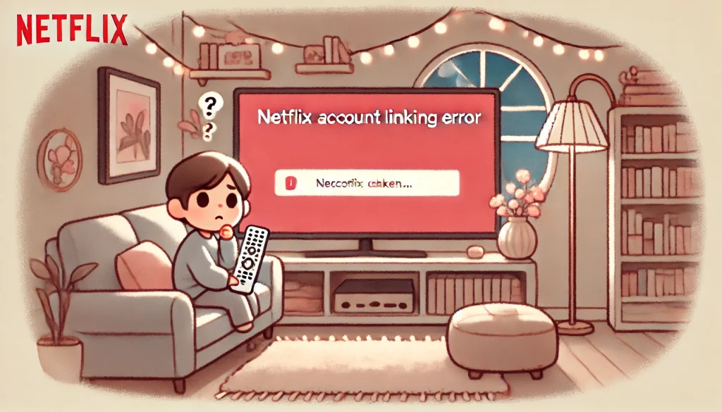 Netflixが「紐づけられていません」と表示される原因