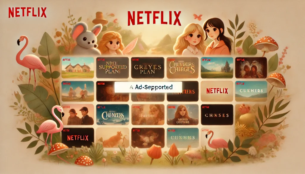 Netflixの広告付きプランと見れない作品