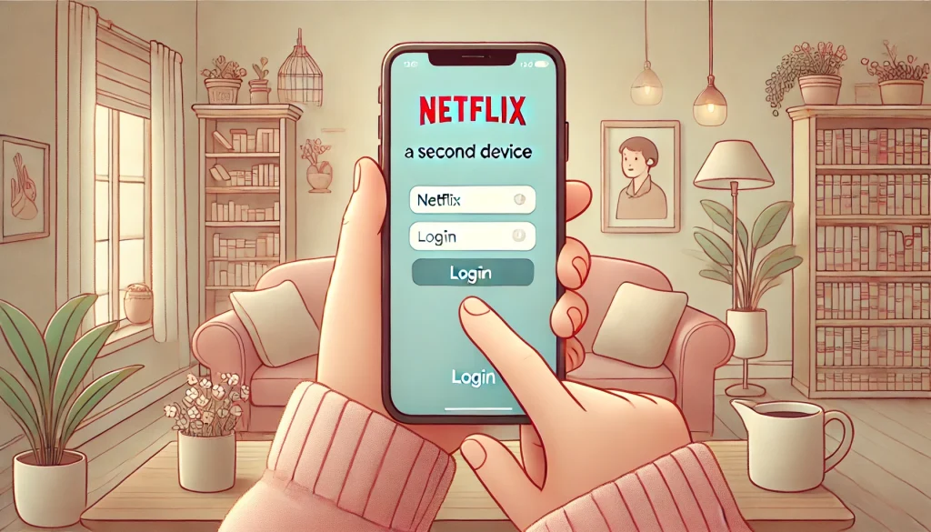 スマホでNetflixを2台目に登録する方法