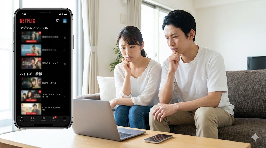 Netflixの視聴履歴が削除できない