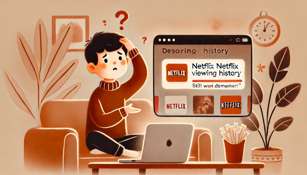 Netflix視聴履歴が消えないときの原因と解決策