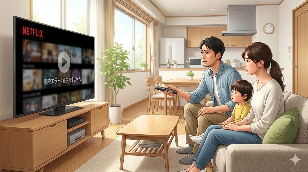 Netflixがテレビで見られない理由