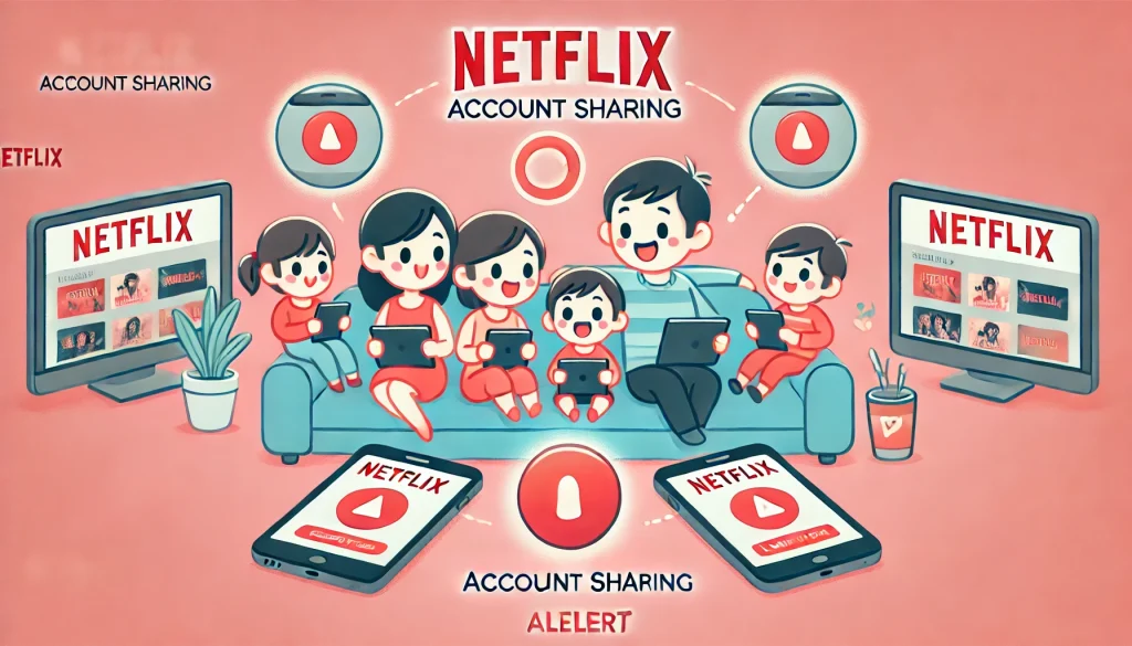 Netflix アカウント共有のやり方と注意点