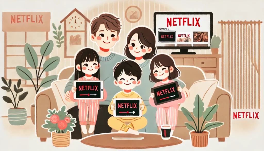 家族でNetflixを共有する方法とルール