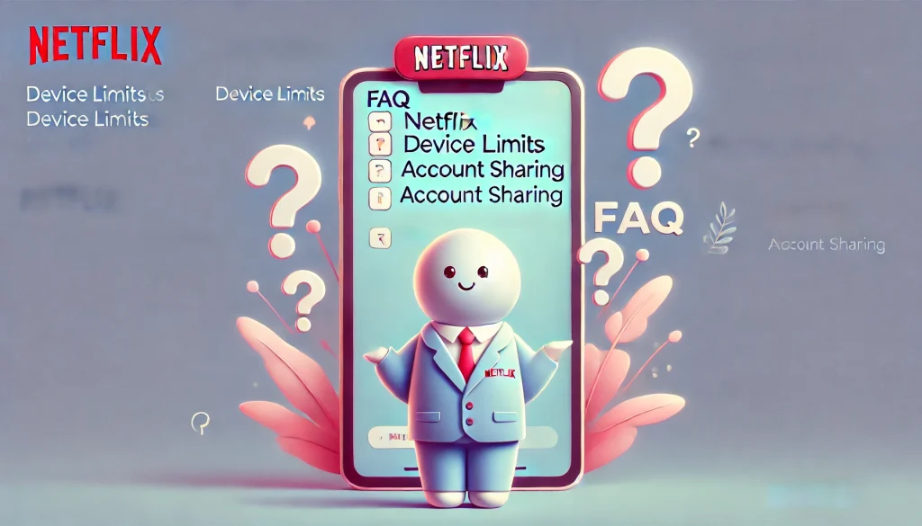 Netflixのデバイス数に関するFAQ