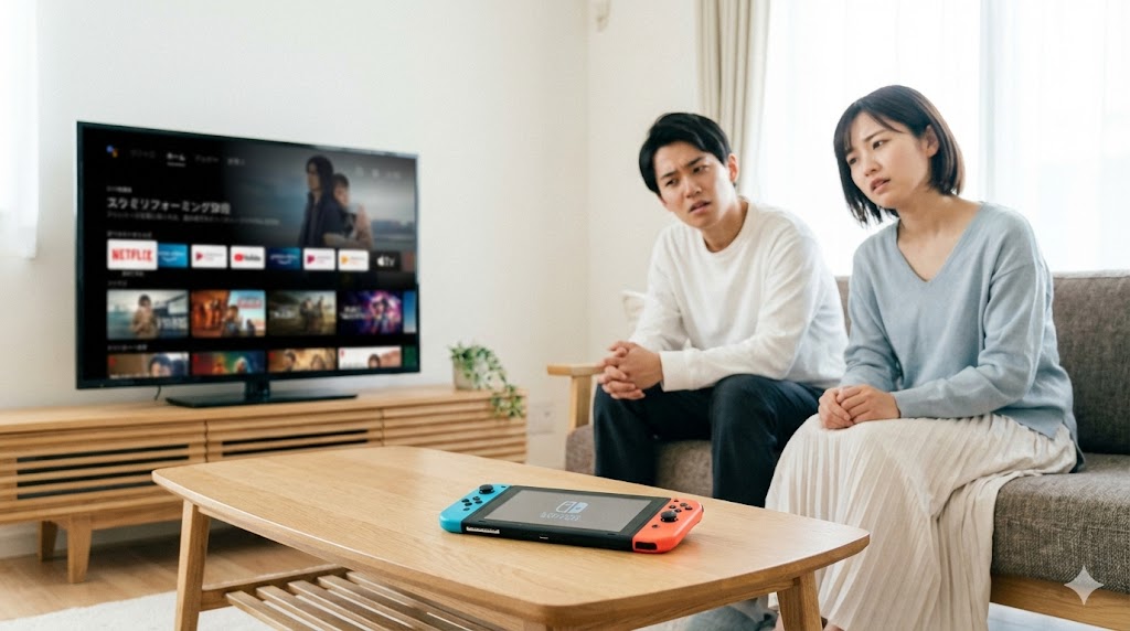 Switchでネトフリが見れない
